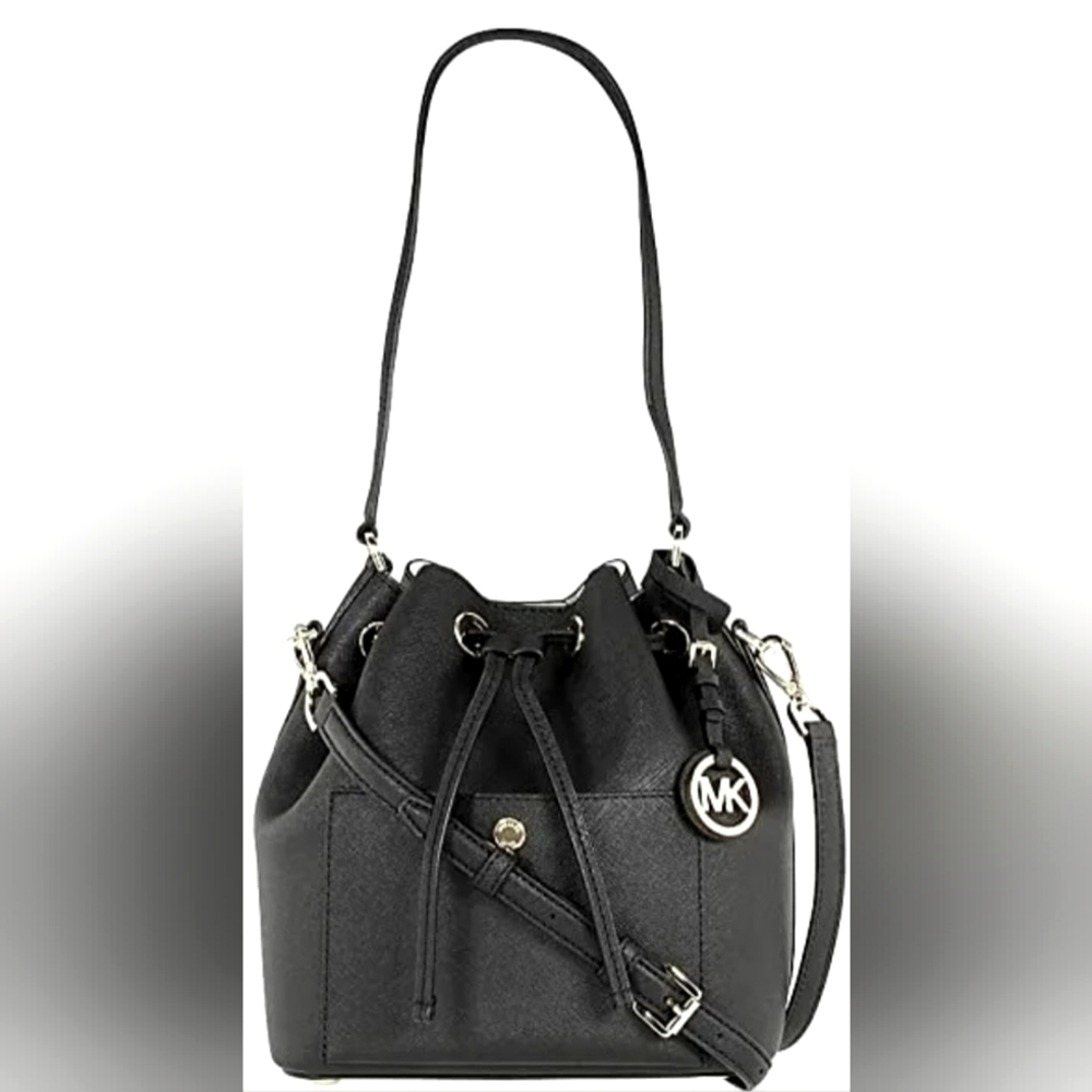 MK🆕Michael Kors XL Bucket Crossbody Satchel w Bonus Twill
